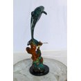thumbnail image 5 of Nifao Bronze Dolphin and Turtle Statue Ocean Reef Art Décor – Home Decor Sculpture, 8"L x 13"W x 25"H, 5 of 20