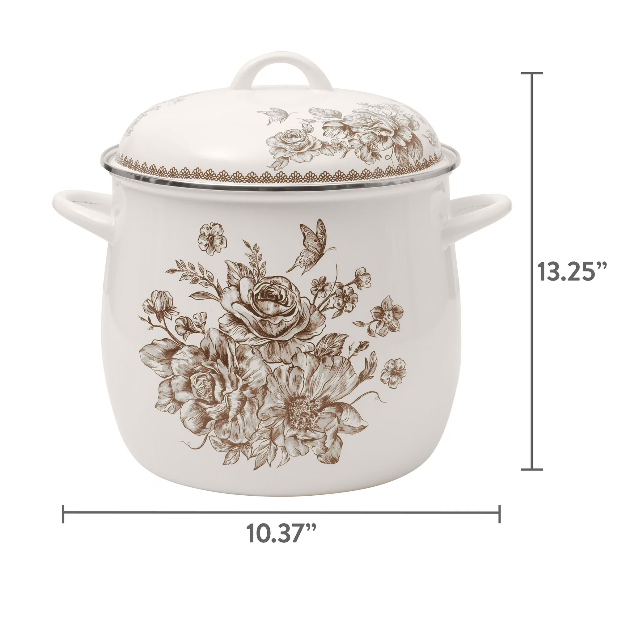 The Pioneer Woman Agatha 12 Qt Enamel Stock Pot photo 4