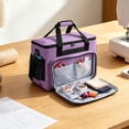 thumbnail image 4 of TFYZYY Large Capacity Sewing Kit Organizer Bag Portable Knitting Crochet Storage Tote with Multiple Pockets for Yarn, Tools, and Accessories Durable Water-Proof Fabric & Lightweight Design, 4 of 6