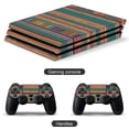 thumbnail image 2 of Decal Skin for PS4 Slim / PS4 Pro / PS4, Whole Body Vinyl Sticker Cover for Playstation 4 Console and Controller (Mexican BOHO Strips-1), 2 of 5