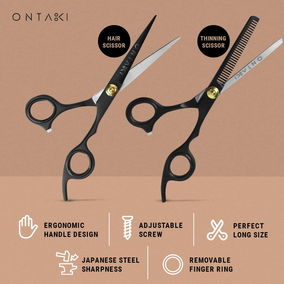Fuji Scissors DXGF SIZE 7 - 7,5 inches – Japanese Hair Scissors