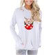 thumbnail image 2 of Pntutb Mujer Tallas grandes Casual Cuello redondo Suelto Impreso Bolsillo Manga larga tops Mujer Blusa Pntutb Pntutb-7458, 2 of 5
