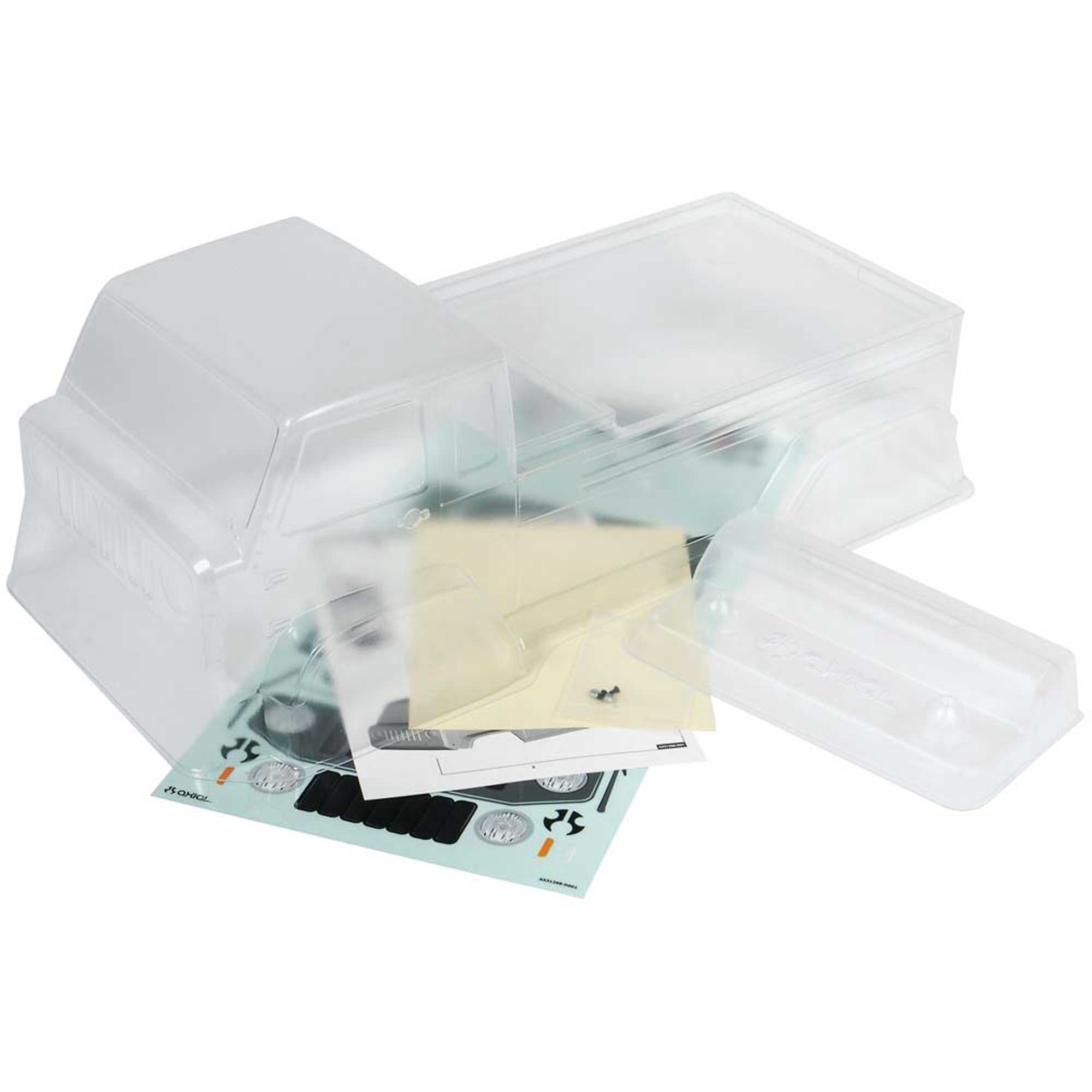 Axial 1/10 Jeep Mighty FC Clear Body AXIC1268 Car/Truck Bodies wings