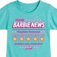 thumbnail image 3 of Barbie - Barbie News Weather Forecast Sun! Everyday - Toddler & Youth Girls Short Sleeve Graphic T-Shirt, 3 of 5