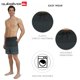 thumbnail image 5 of Pantalones de baño para hombre Quiksilver talla extra grande a rayas negras, 5 of 7