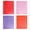Red, Pink, Purple, Orange, variant on HOMEIORA Plastic Folders with Pockets and Prongs, 2 Pocket Plastic Folders with Prongs and Brads for School, Home, and Work, 4 Pack - Multicolor