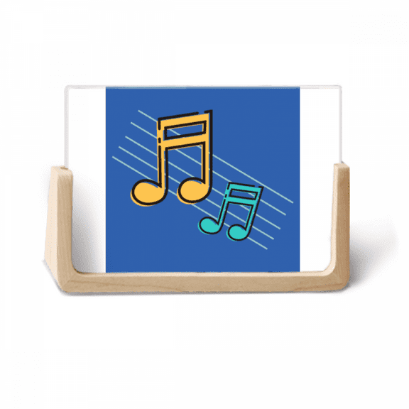 musical sign photo wooden photo frame tabletop display