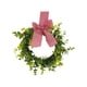 thumbnail image 1 of Adorno navideño, cinta de arpillera, corona de ratán, guirnalda decorativa para gabinete, guirnalda de 25cm (cordón de 45cm), plástico + tela, 1 of 12