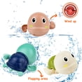 thumbnail image 2 of Juguetes de baño LiKee: tortugas flotantes de cuerda con red de pesca, 2 of 6