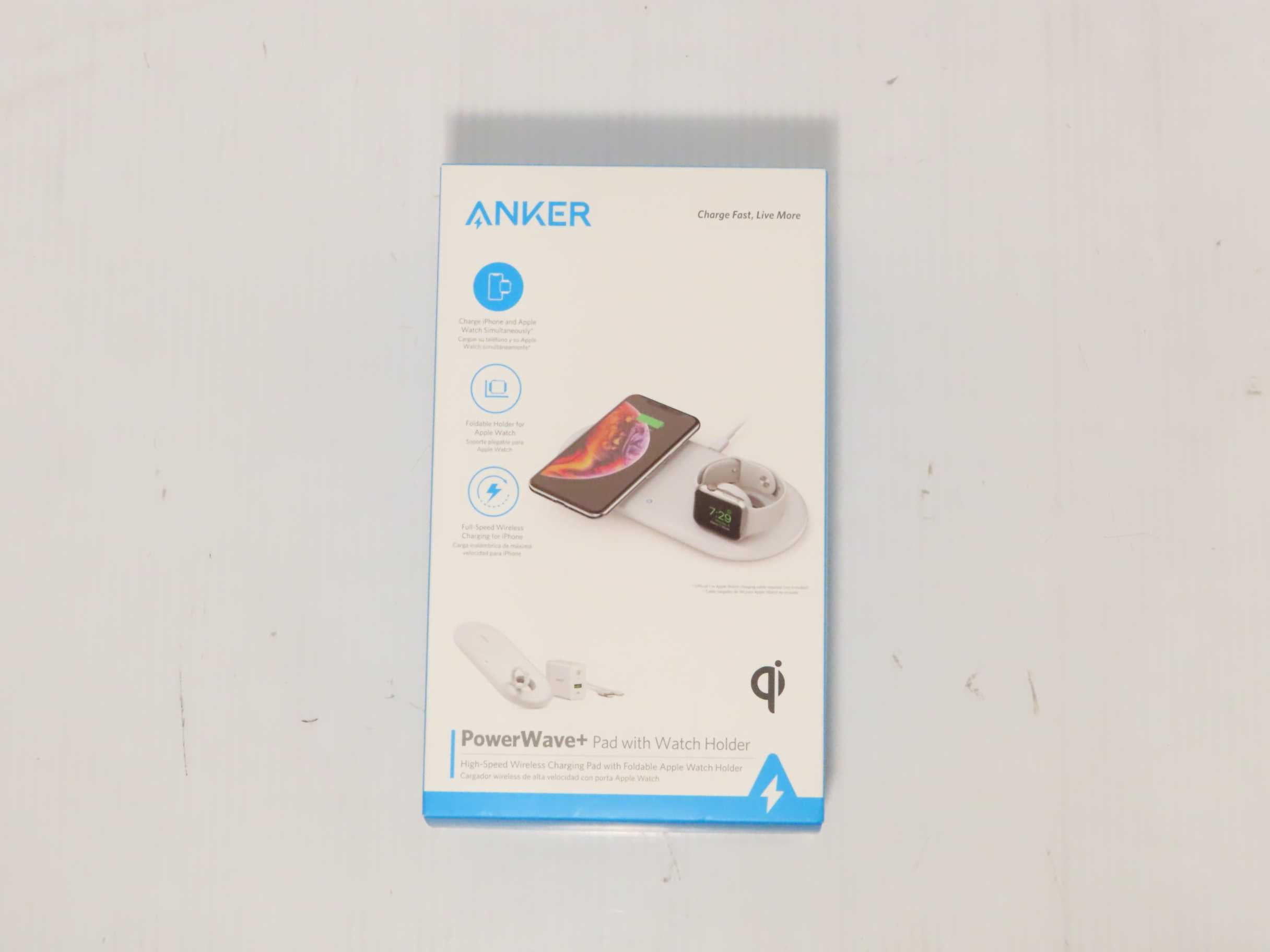 Anker Wireless Charger, 2 in 1 PowerWave+ Charging Station, Holder for