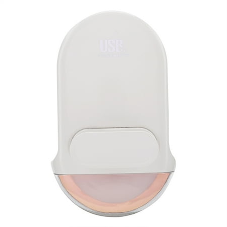 

Smart LED Night Light with Wall Dual USB Charger Gold UK Plug 100-250V for Bedside