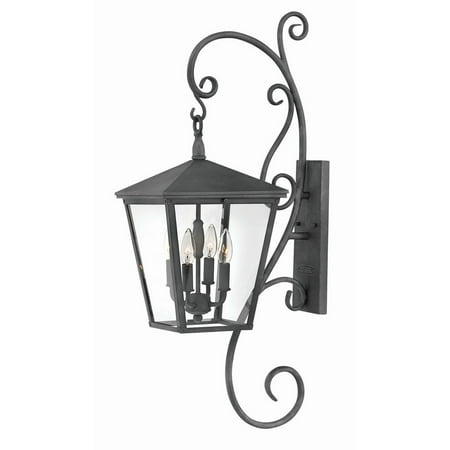 

Four Light Large Outdoor Wall Mount in Traditional Style 11 inches Wide By 35.75 inches High Aged Zinc Incandescent Bailey Street Home 81-Bel-2986445