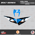thumbnail image 2 of Kalair GFX Graphics Kit for KTM ENDURO 2-STROKE 150EXC,250EXC and 300EXC (2020-2023) Bolt Series, 2 of 5