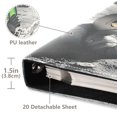 thumbnail image 3 of FORMRS 3 Ring Photo Album 4"x6" Self Adhesive Large Capacity PU Leather Cover, Space Earth, 3 of 8