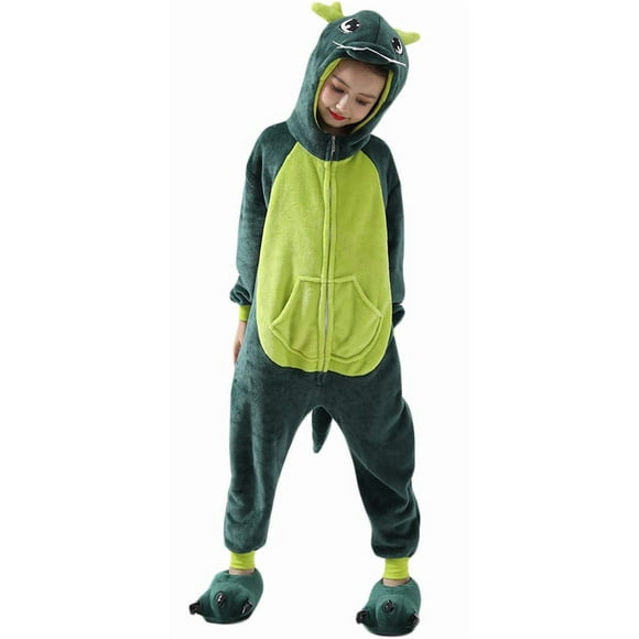 Pijama unisex Beskie, disfraz de dragón unisex para niños de 2 a 10 años