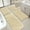 Beige, variant on HEBE Bathroom Rugs Sets 5 Piece, Soft Absorbent Microfiber Bath Mat for Bathroom, Non Slip Washable Bath Rug Set with Toilet Cover, Bath Runner and U-Shaped Contour Toilet Rug, Dark Brown