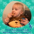 thumbnail image 5 of Silly Goose Silicone Baby Feeding Set with Cute Bib, Suction Divided Plate, Open Top Cup, and Travel Placemat, Cute Bear Design, Baby Led Weaning Supplies for Babies and Toddlers, Dishwasher Friendly, 5 of 7