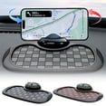 thumbnail image 3 of Car Dashboard Non-Slip Mat with Phone Holder Parking Number Plate Spot, 3 of 8