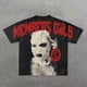 thumbnail image 3 of Camiseta Harajuku Y2K para hombre, estilo hip hop, gótico, con estampado gráfico, de algodón de gran tamaño, estilo punk, de manga corta, estilo informal, 3 of 4