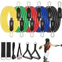 Baseball Resistance Trainer, Plutput Baseball Exercise Bands, Training Aid for Baseball Softball Pitchers, Baseball Stretching Bands with Interchangeable Grips to Build Arm Strength