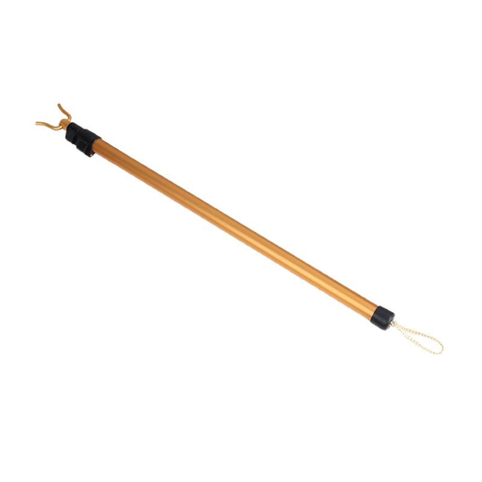 Adjustable Clothesline Pole Length Scalable to 126.5cm Aluminum Alloy Waterproof Rustproof Household Clothesline Pole
