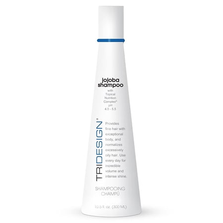 TRI Professional Hair Care Jojoba Moisturizing Shampoo for All Types of Hair, Jojoba Extracts Panthenol, 4 Grape Seed Henna, Hair Thickening Shampoo for Adults, 10.5 Fluid Ounce