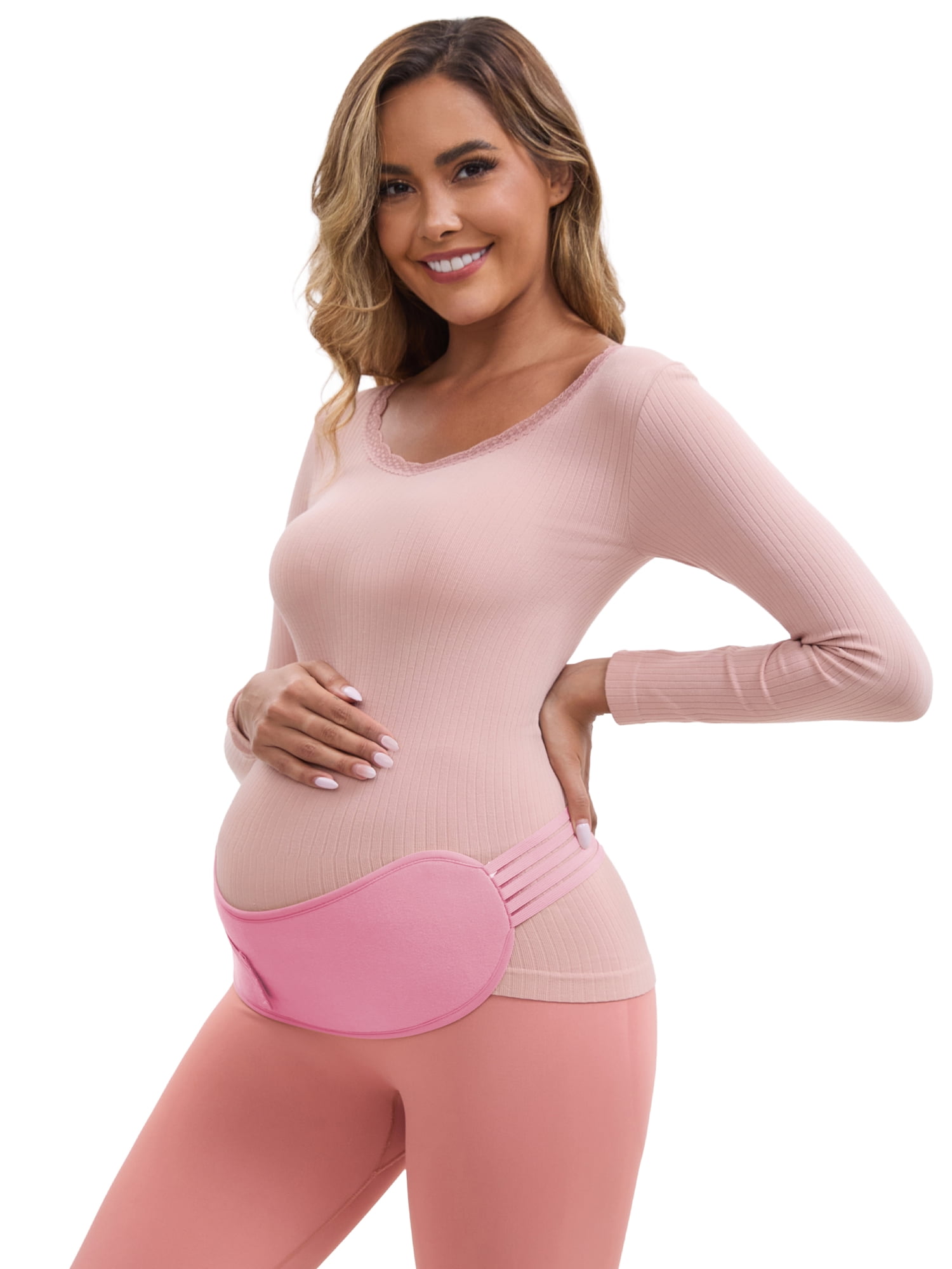 DARING DIVA Women's 3 in 1 Supportive Abdominal Belly Band M Pink