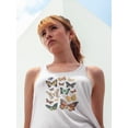thumbnail image 2 of Collected Flutter Iii Racerback Tank Women -Victoria Barnes Designs, Female x-Large, 2 of 4