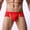 Red, variant on Leesechin Womens Underwear Mens Sexy Cotton Boxer Briefs Shorts Soft Underwear Bulge Pouch Underpants L Deals of Today
