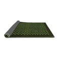 thumbnail image 2 of Ahgly Company Indoor Square Checkered Turquoise Blue Modern Area Rugs, 7' Square, 2 of 4
