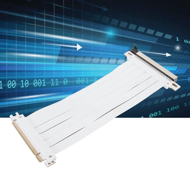 Cable De Extensión PCIE, Propiedad De Alto Blindaje Cable Elevador Extensor PCIE 3.0 X16 Baja Resistencia De 180 Grados Para Tarjeta Gráfica