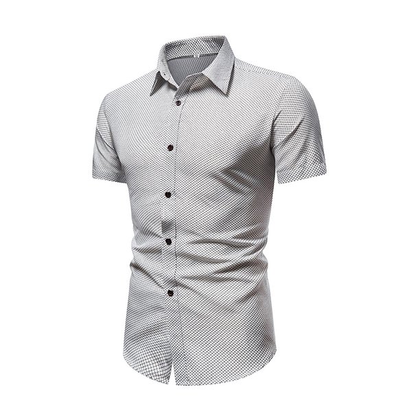 Grianlook Men Button Down Tee Shirt Fashion Raglan Sleeve Tops Street T