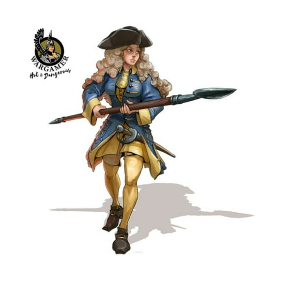 Wargamer Game Studio Astrid from the Swedish Infantry (54mm) New