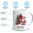 thumbnail image 3 of Hyturtle Personalized Elf Christmas Gifts For Family - Custom Name Initial Ceramic Coffee Mug Cup 11oz - Monogram Alphabet Mug Gifts For Women, Men, Kids On Birthday, Christmas Thankgiving, 3 of 5