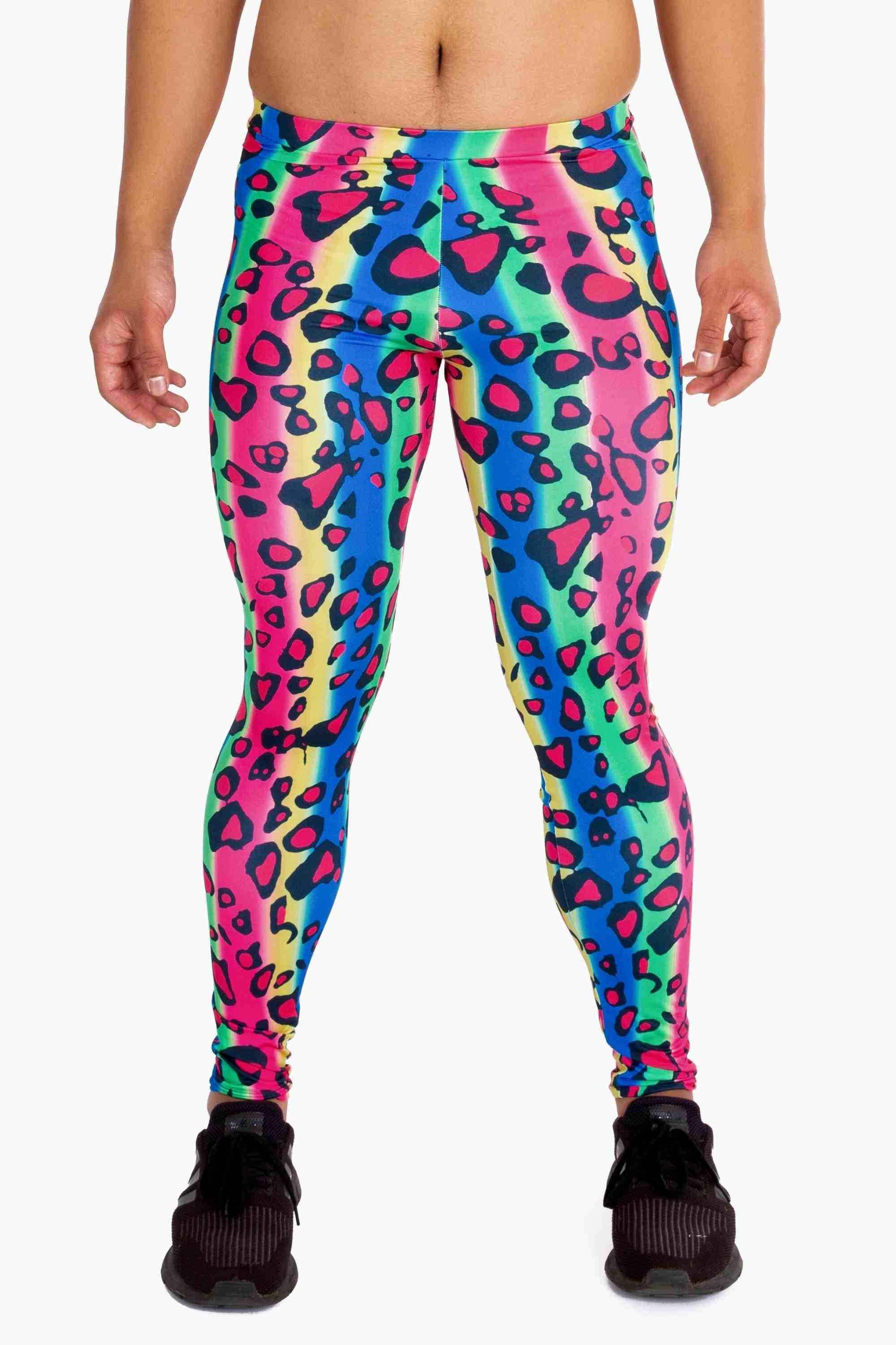 Leopard Print Men's Leggings