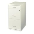 thumbnail image 3 of Space Solutions 3 Drawer Letter Width Vertical File Cabinet with Pencil Drawer, Pearl White, 3 of 5