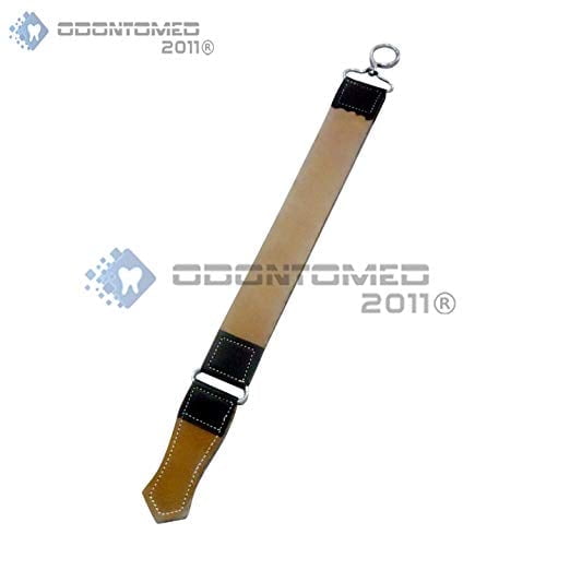 OdontoMed2011® Professional Leather Barber Strop Straight Razor Sharpener 2" X 16" ODM