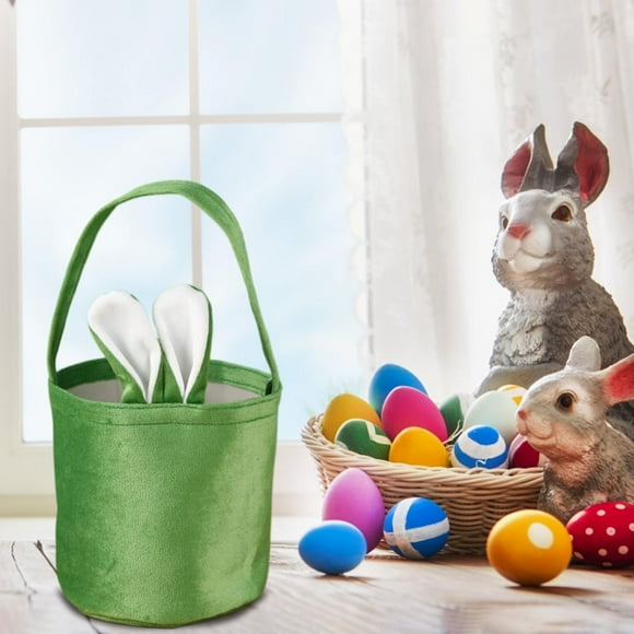 Easter Rabbit Handbag Rabbit Ear Basket Party Gift Box Packaging Easter Egg Box Candy Bag party tent canopy