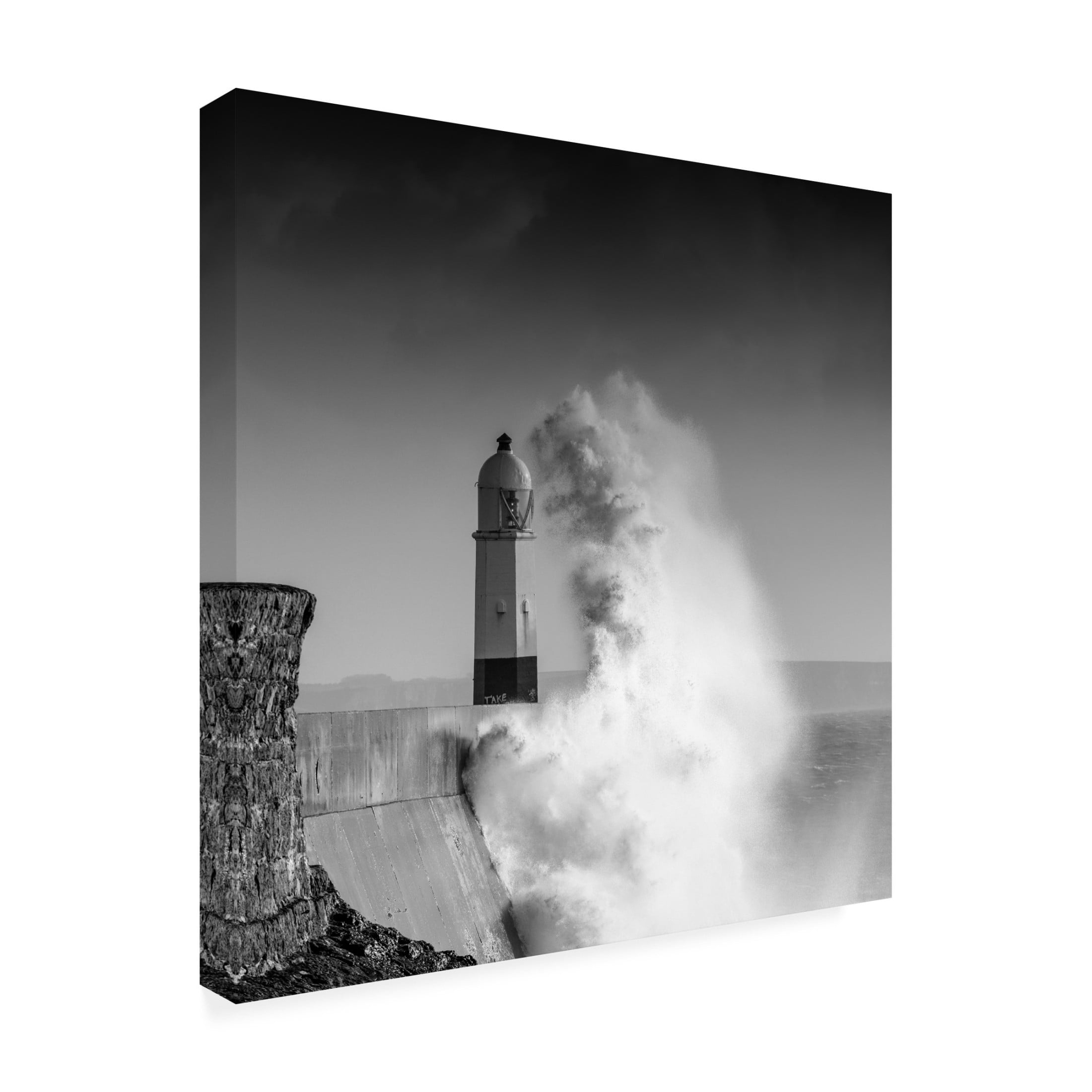 Canvas Wall Art - Robert Bolton 'Hand Of Poseidon' Wall Art for Living Room, Bedroom, or Office Décor by Trademark Fine Art - 14 x 14 Inches