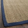 thumbnail image 5 of Safavieh Natural Fiber Collection NF115E Tapis de Zone Herringbone, 3 x 5, Bleu, 5 of 5