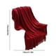 thumbnail image 3 of Xihbxyly Manta Navideña de Punto Roja, Suave y Acogedora, Decoración Festiva, Multiusos, Ideal para Sofá o Cama, Elegante Diseño Rojo, 170 X 130 Cm., 3 of 6