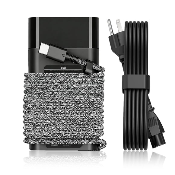 Cargador portátil JIONR 65W USB C de repuesto para portátil HP