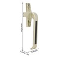 thumbnail image 3 of Home Hardware Accessories Window Lock Handle, Casement Zinc Alloy Window Handle, For Flat Opening Window Home Kitchen Aluminum Alloy Window Right Handle, 3 of 8