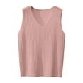 thumbnail image 5 of Bovemsi Women's Tanks & Camis New V Neck Sleeveless Ice Knitted Sweater With White Camisole And Thin Vest As A Base Layer Camisoles for Under Clothes, 5 of 8