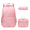 Daisy A/Pink, variant on Forestfish 3-Piece Backpack Set for School,Large Capacity Teen Backpack with Insulated Lunch Bag & Pencil Case,Waterproof with Laptop Compartment & Side Pocket(Daisy A/Pink)