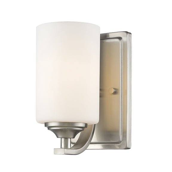 Z-Lite Bordeaux 1 Light Wall Sconce in Brushed Nickel