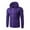 Purple, variant on Men's Hoodies Jackets Casual Long Sleeve Full Zip Up Hooded Sweatshirt Fall Lightweight Sports Coat with Pockets