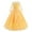 Yellow, variant on IBTOM CASTLE Flower Girls Dress Vintage Floral Lace Embroidered 3/4 Sleeves Maxi Dresses Wedding Princess Party Communion Evening Formal Dance Gown 5-6 Years Champagne