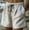D_ White, variant on PWPSG Women's Drawstring Waist High Rise Pleated Loose Casual Bermuda Shorts, Breathable with Pockets for Summer Daily Commute Vacation Pink L