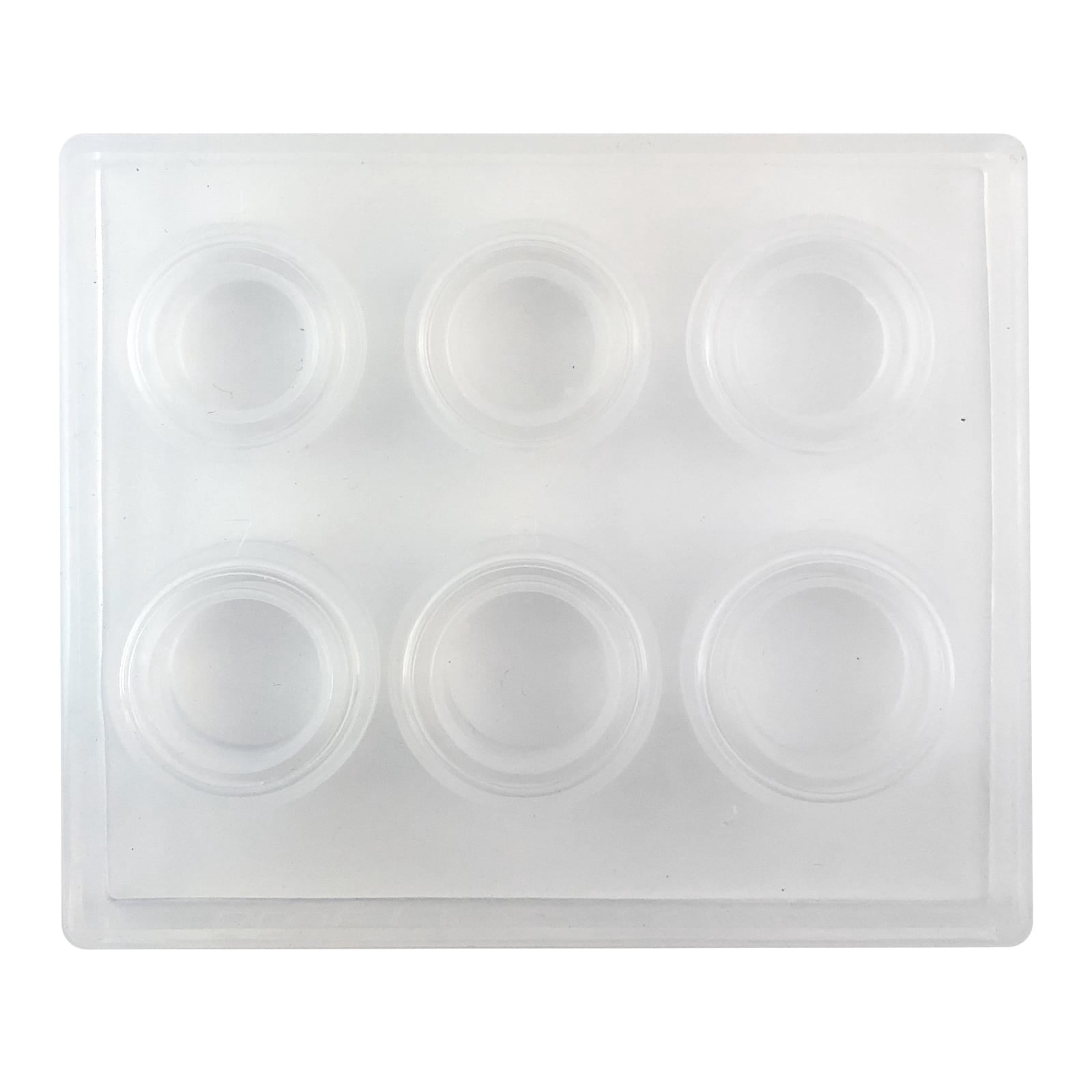 Blue Moon Studio UV Resin Craft Rings Flat Mold, 12 Pack